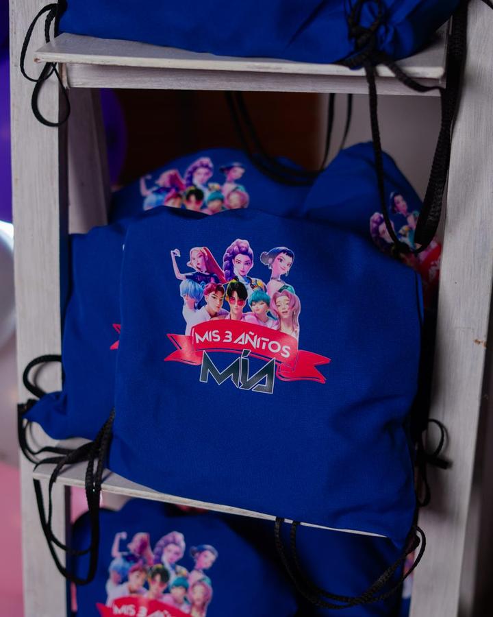 Bolsitas TNT estampadas para cumpleaños