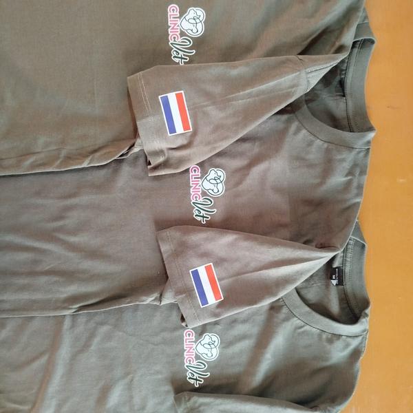 Remeras con bandera de Paraguay en la manga